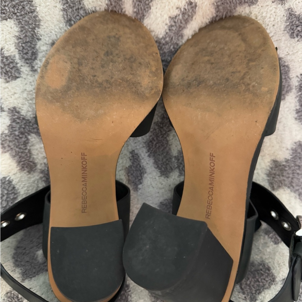 Rebecca Minkoff Black Sandals size 8.5 - Picture 5 of 5